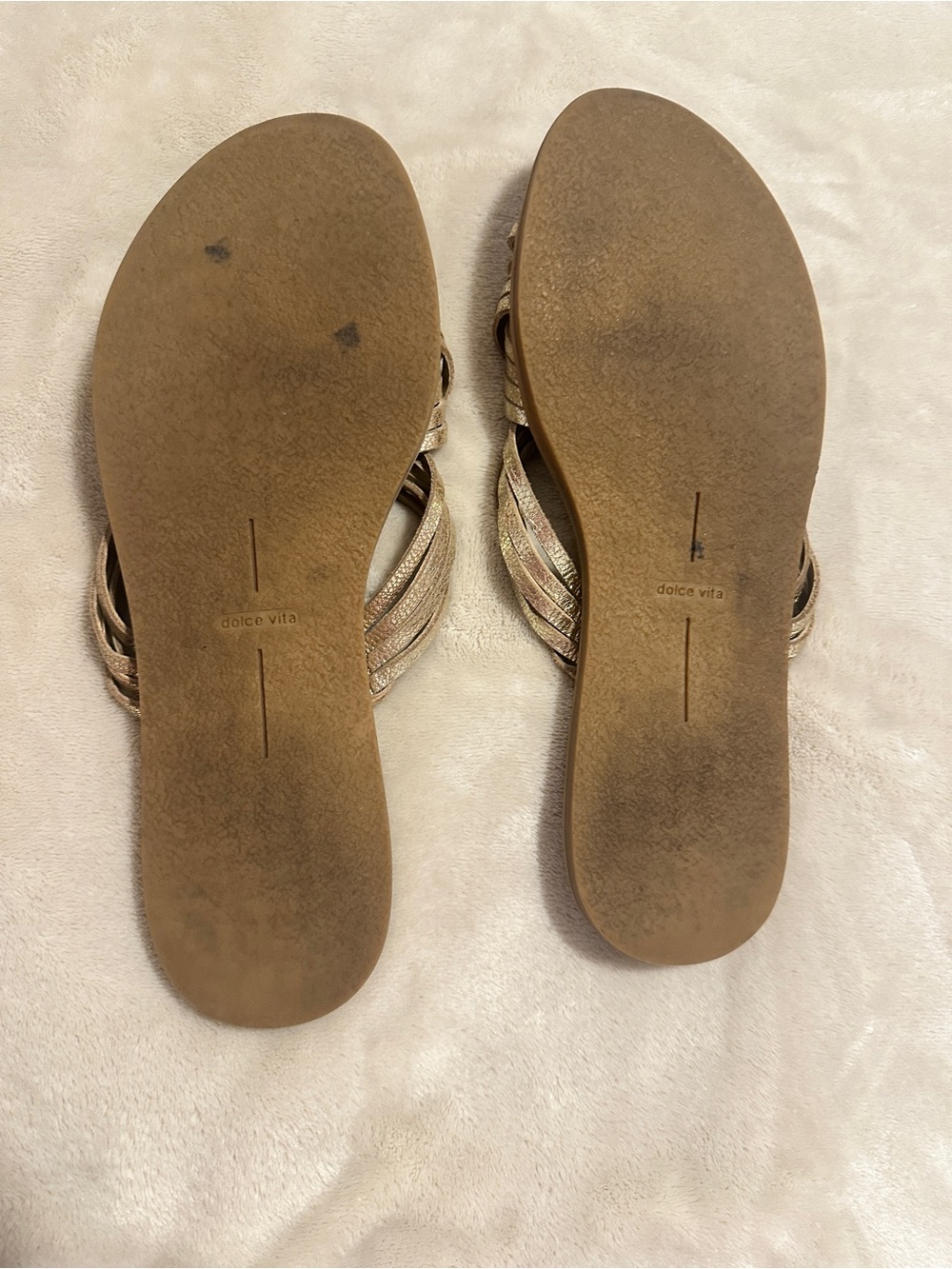 Dolce Vita Metallic Jacey Sandal Size 7.5 US Women’s - Picture 6 of 7